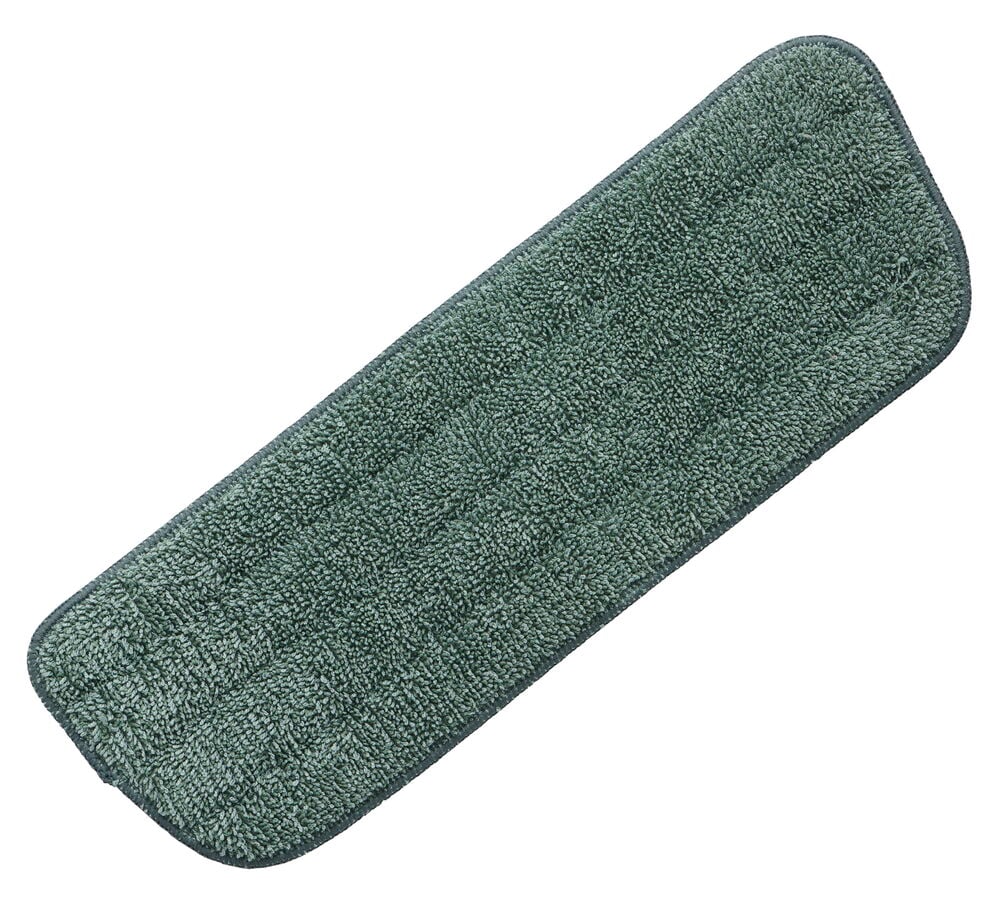 Grønn rektangulær mikrofiber Spraymopp, refill Refin 1-pk med avrundede hjørner.