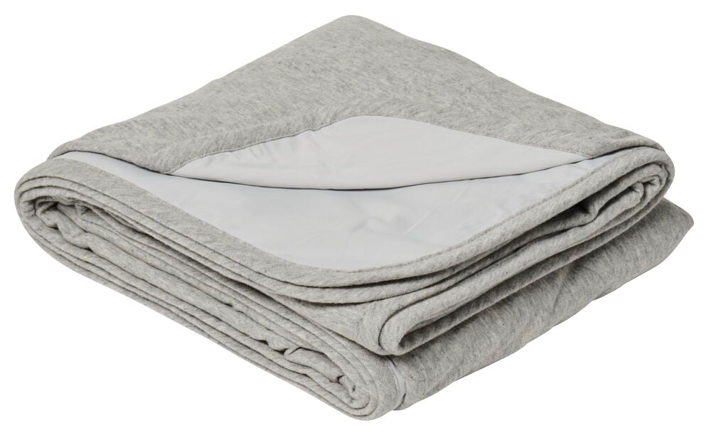 Kaksipuolinen harmaa painopeitto.