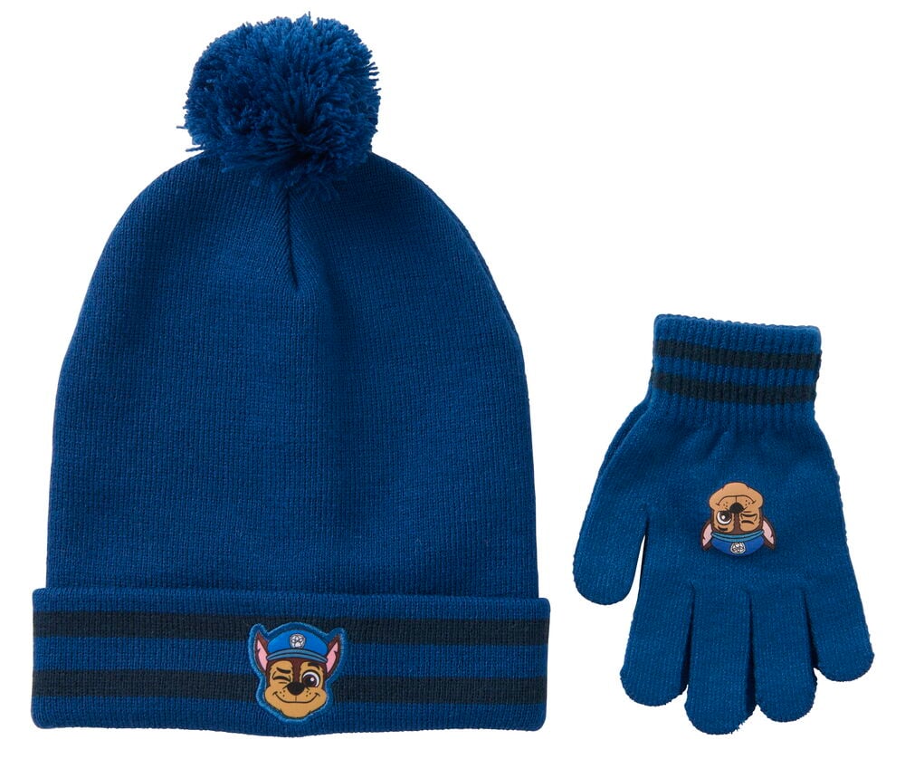 Barnmössa och vantar, set - 4