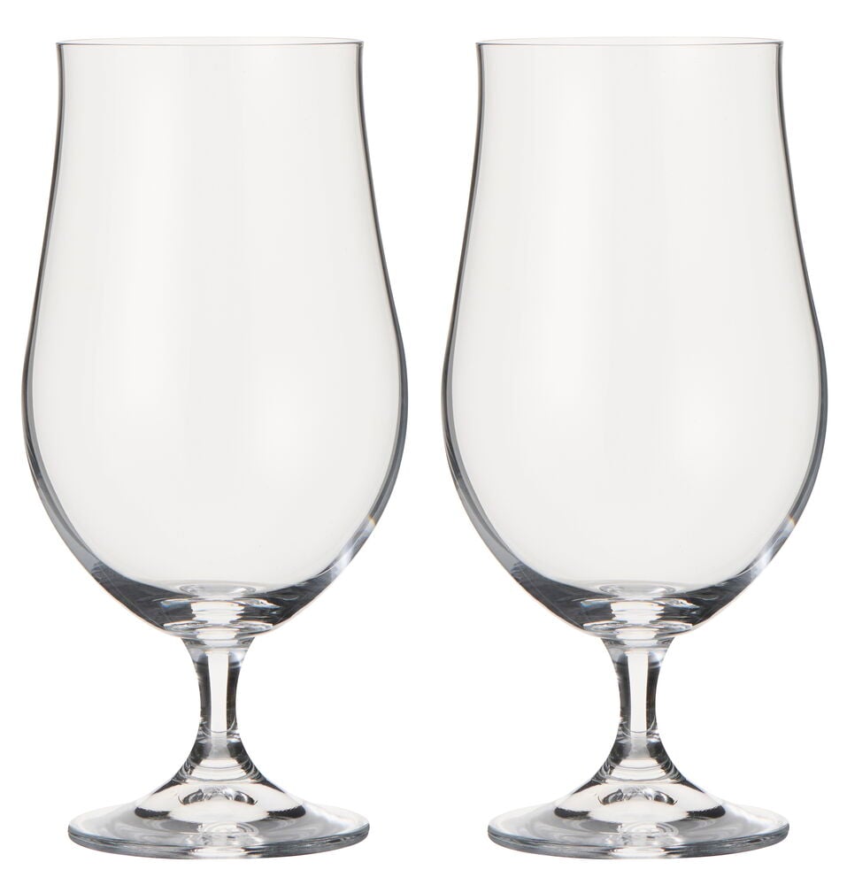 To klare MasterChef 450 ml ølglass med stett og tulipanform.