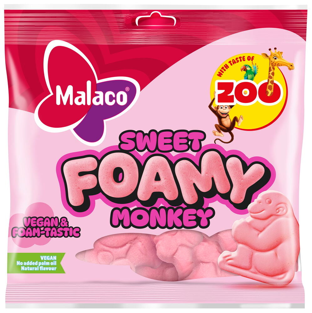 Godis Malaco Zoo Foamy Monkey