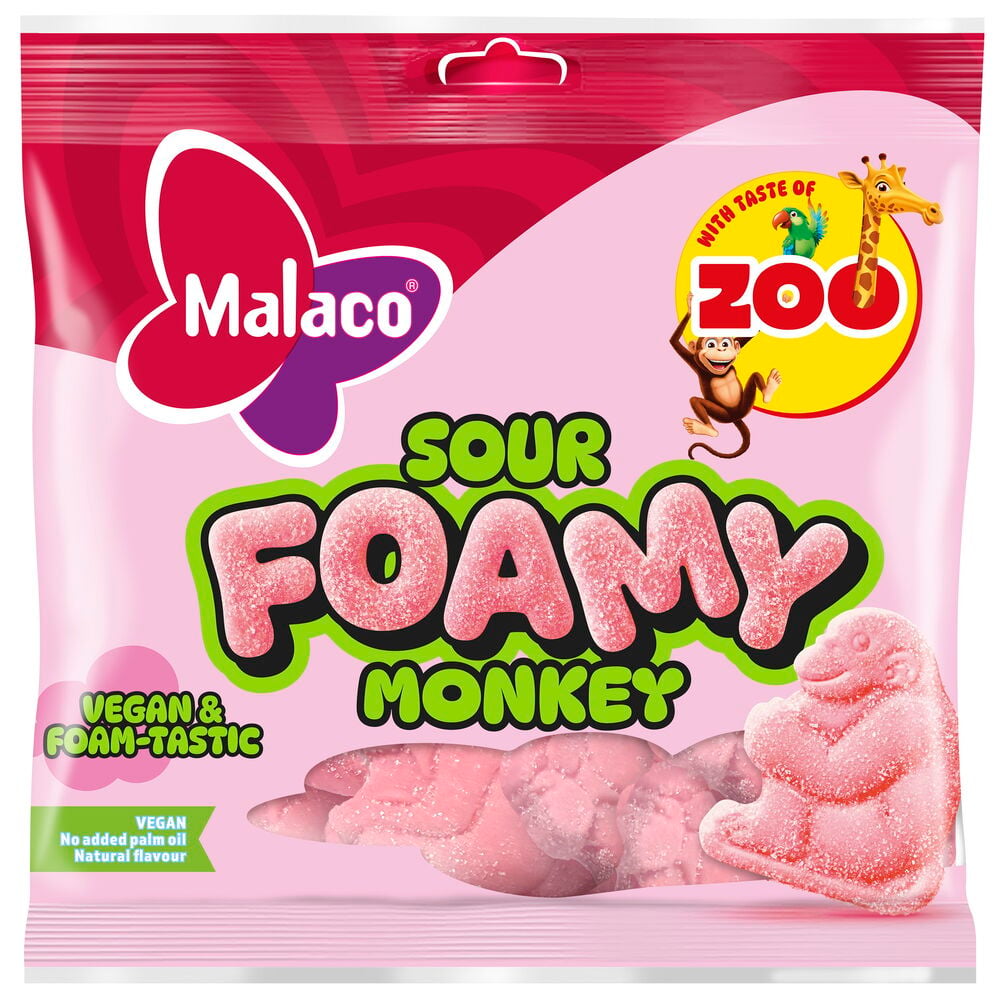 Godis Malaco Zoo Foamy Monkey