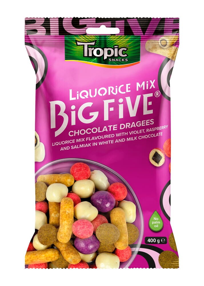 Schokolade Tropic Snacks Big Five