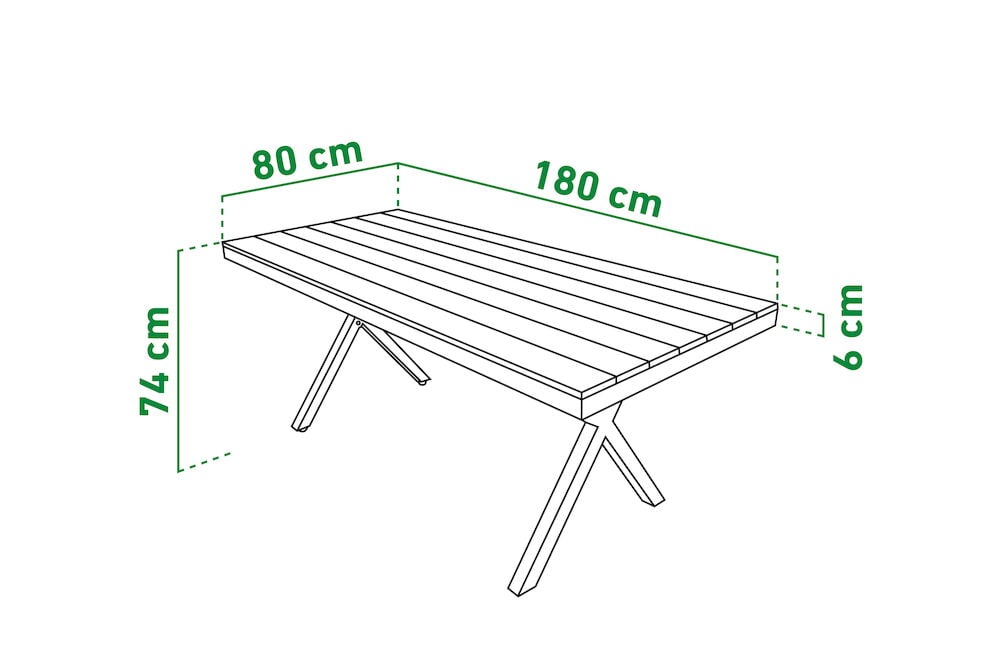 Florens-pöytä + 6 Madrid-tuolia - 7