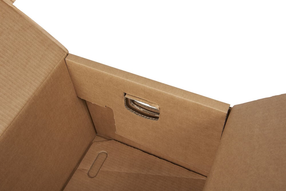 Insats av kartong i öppen flyttlåda large.