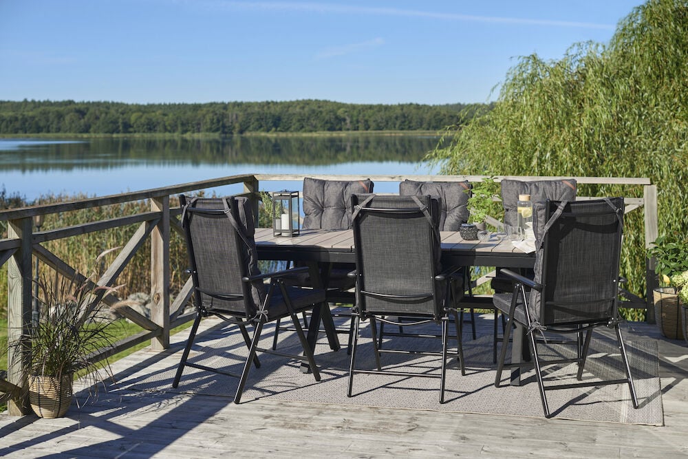 Bord Florens, uttrekkbart + 6 stoler Neapel - 4