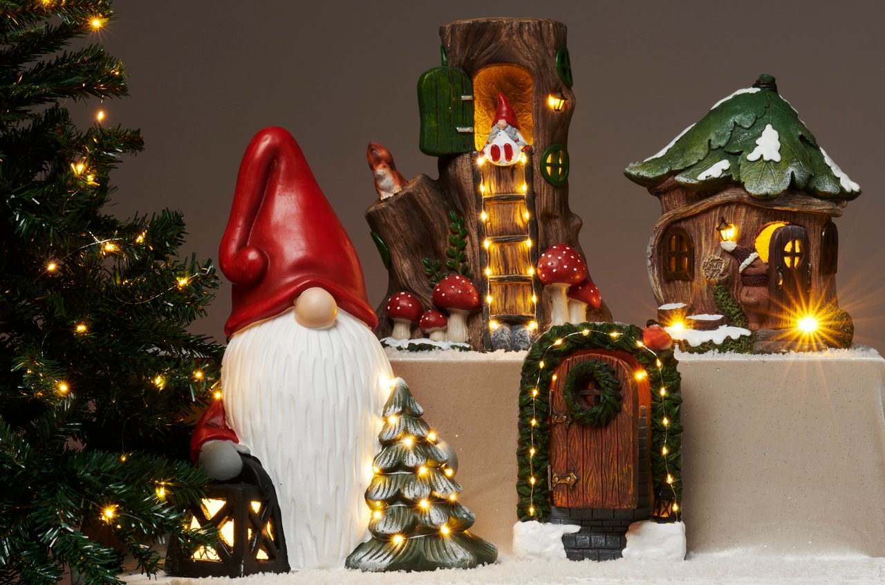 Dekorationsbelysning Mrs Santa's house - 3