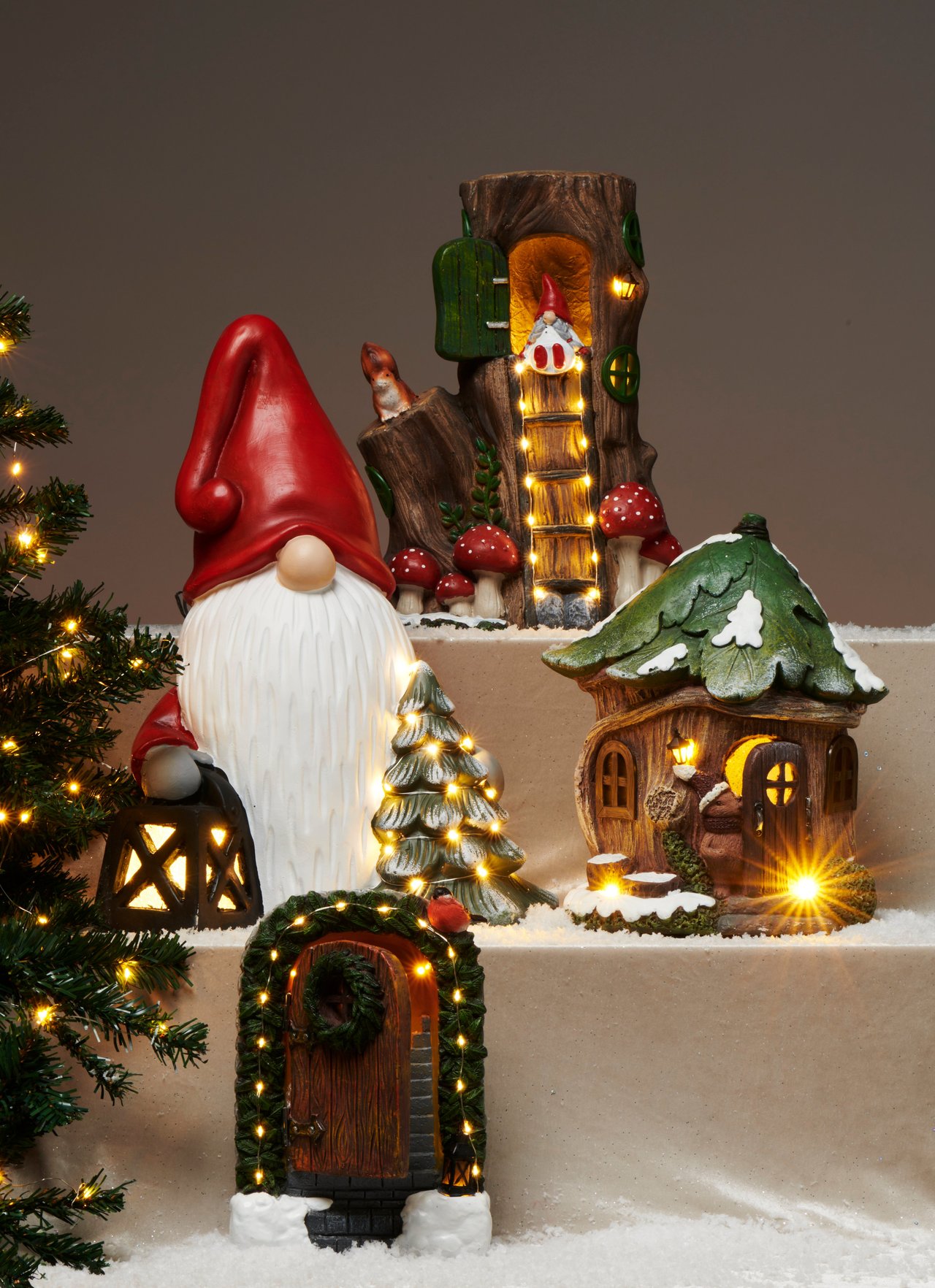 Dekorationsbelysning Mrs Santa's house - 4