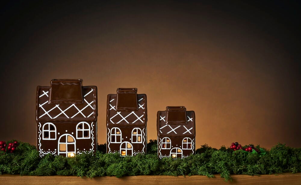 Värmeljushållare Pepparkakshus - 2