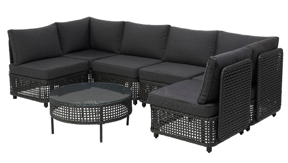 Loungeset Split, 7 delar
