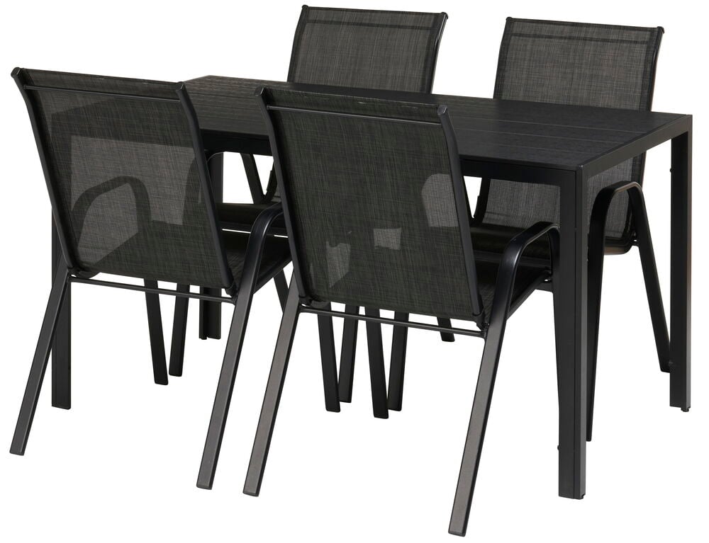 Bord Amsterdam + 4 stoler Madrid