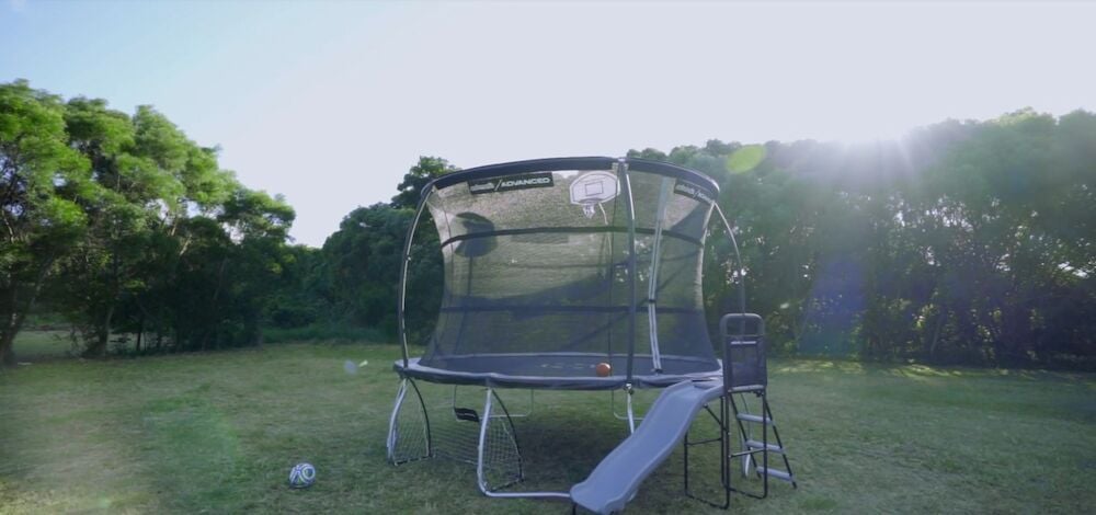 Trampolinrutsche mit Plattform - 5 - Miniatur