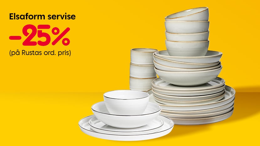 Elsaform servise -25%.