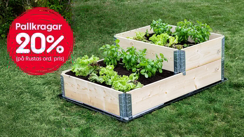 Alla pallkragar 20%.