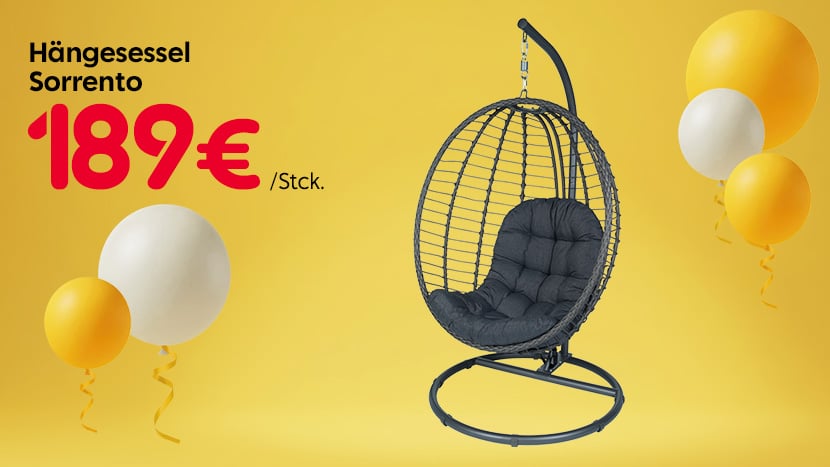 Hängesessel Sorrento 189€/Stck.