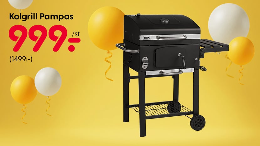 Kolgrill Pampas 999 kr. ord. pris 1499 kr.