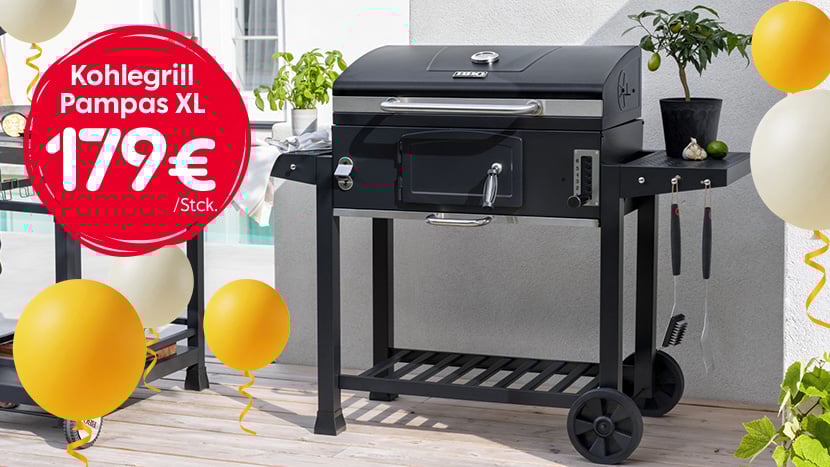 Kohlegrill Pampas XL 179€/Stck.