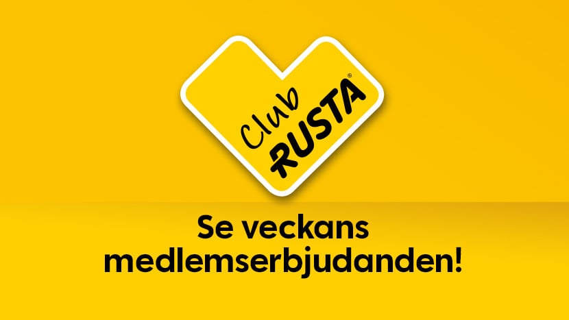 Veckans medlemserbjudanden, Club Rusta logotyp