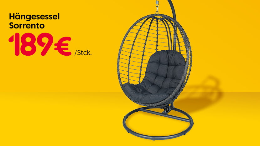 Hängesessel Sorrento 189€/Stck.