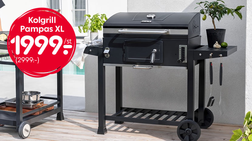 Kolgrill Pampas XL 1999:- (2999:-).