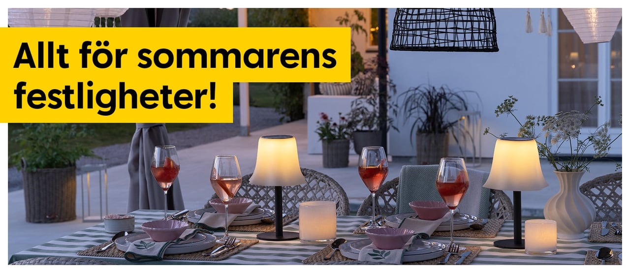 Allt för sommarens festligheter!