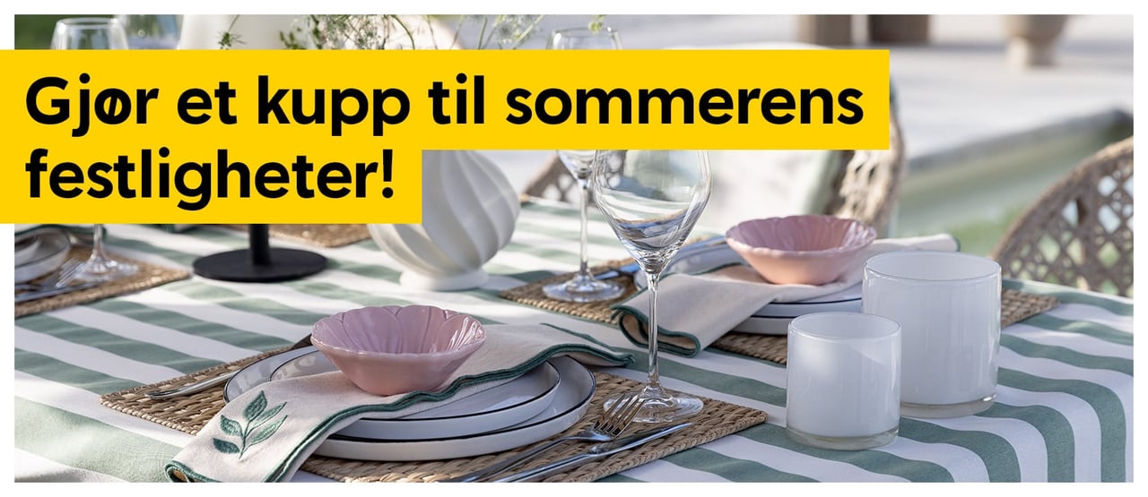 Gjør et kupp til sommerens festligheter!