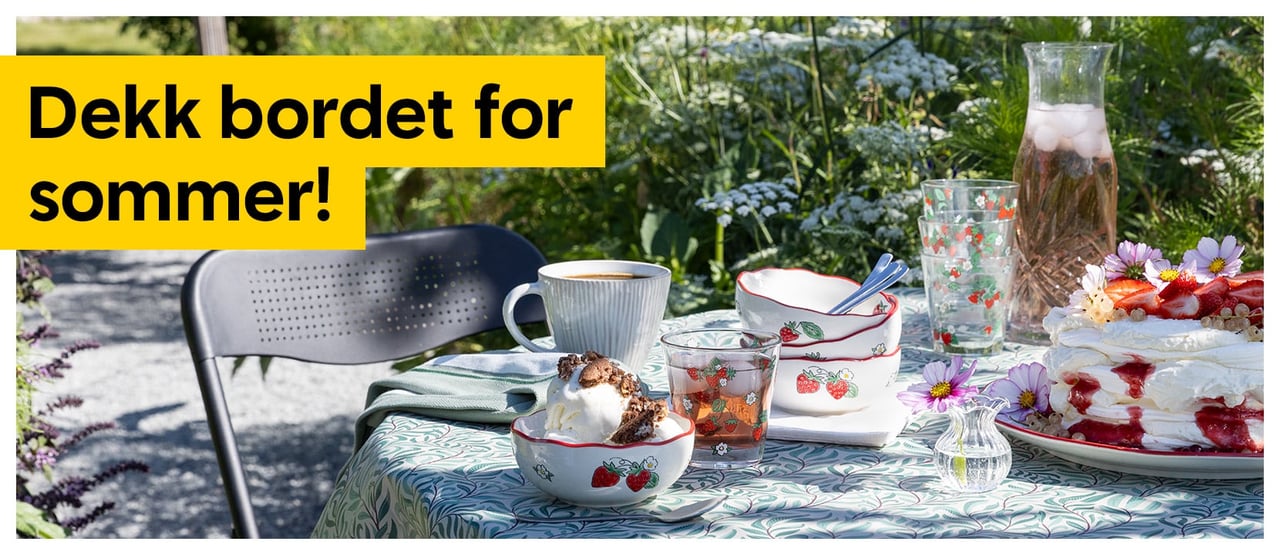 Dekk bordet for sommer!