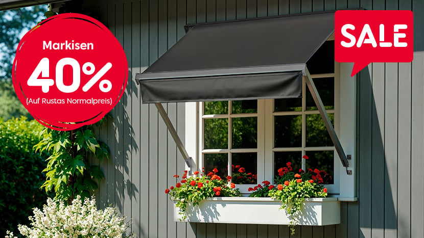 SALE: Markisen 40%.