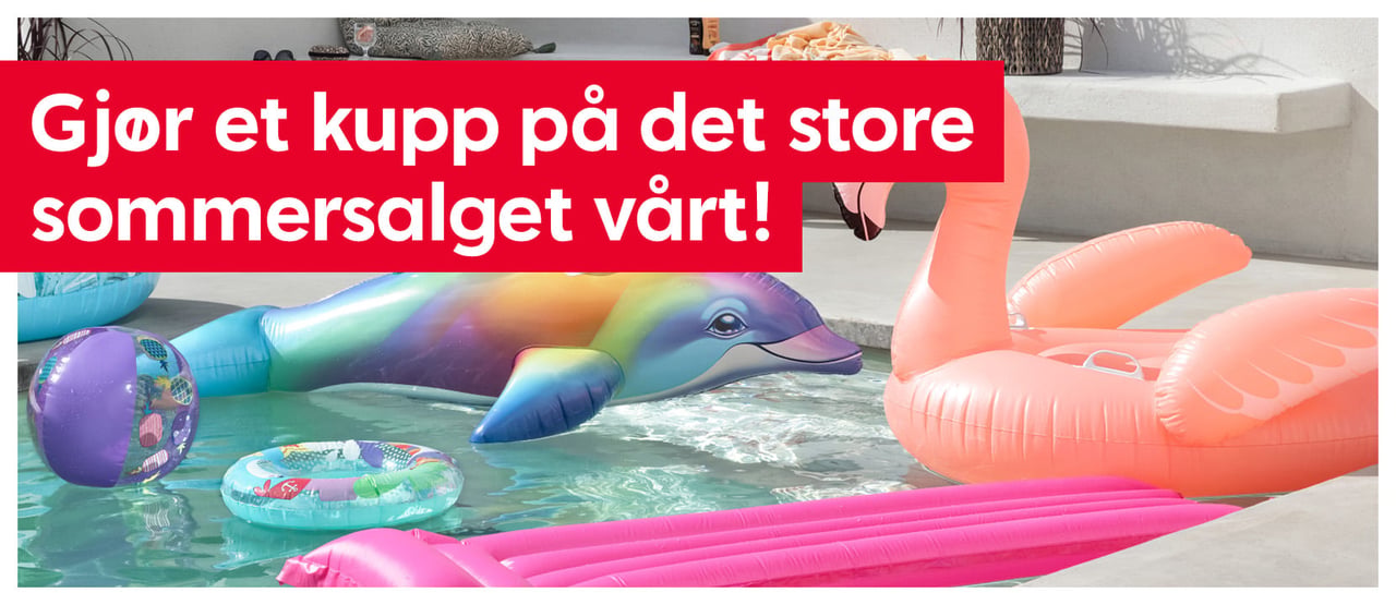 Gjør et kupp på det store sommersalget vårt!