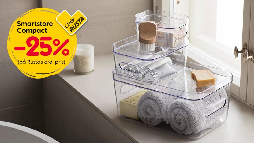 CLUB RUSTA: Smartstore Compact oppbevaringsboks -25%.