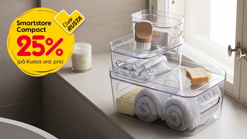 CLUB RUSTA: Smartstore Compact förvaringsbox 25%.