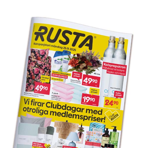Visar Rusta Rusta – Mycket för pengarna | Rusta.com