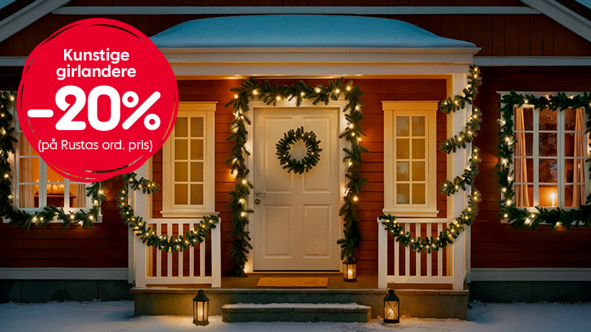 Kunstige girlandere -20%.