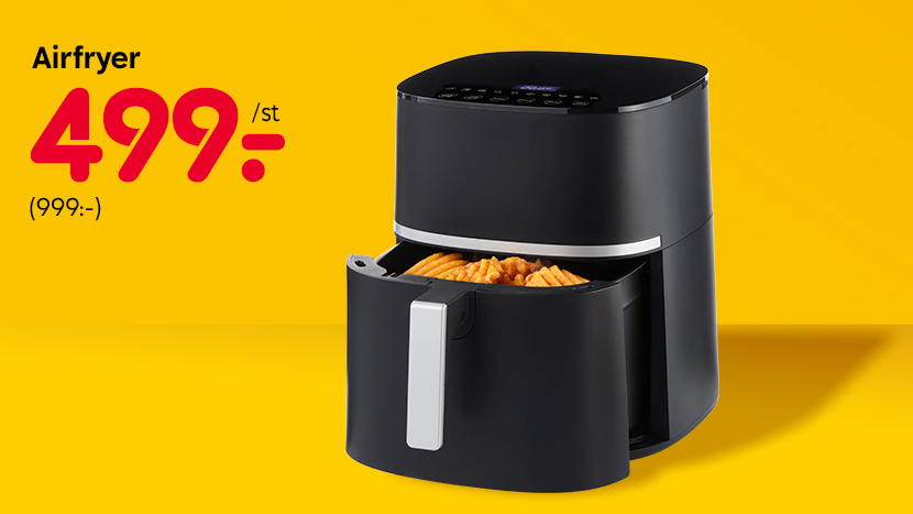 Airfryer 499:- (999:-).