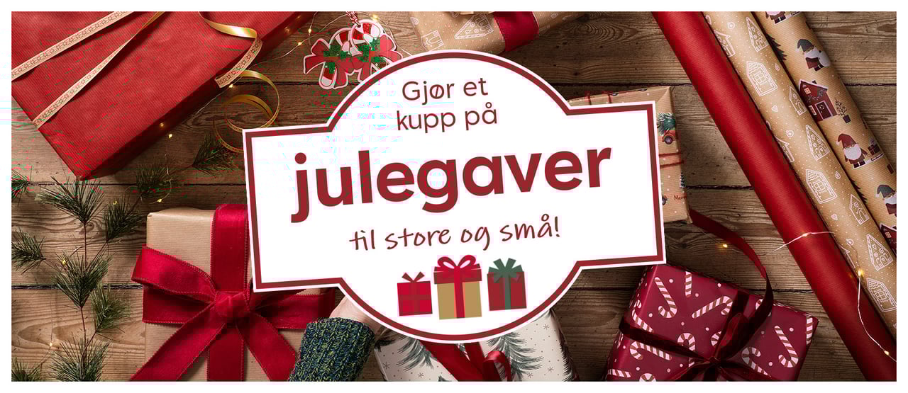 Gjør et kupp på julegaver til store og små!