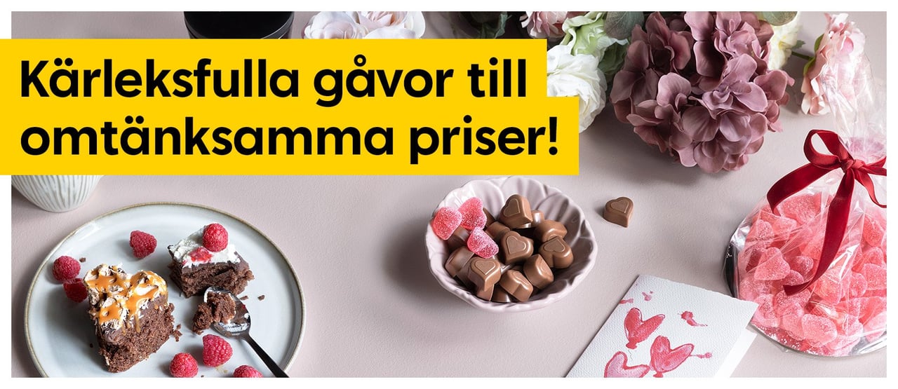 Kärleksfulla gåvor till omtänksamma priser!