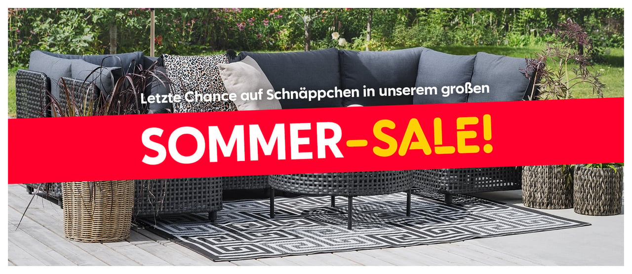 Letzte Chance auf Sommer-SALE-Schnäppchen!