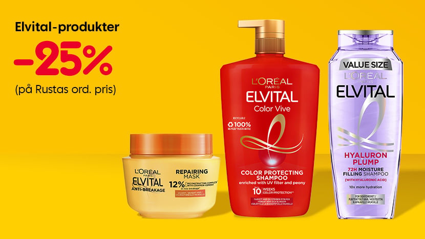 Elvital-produkter -25%