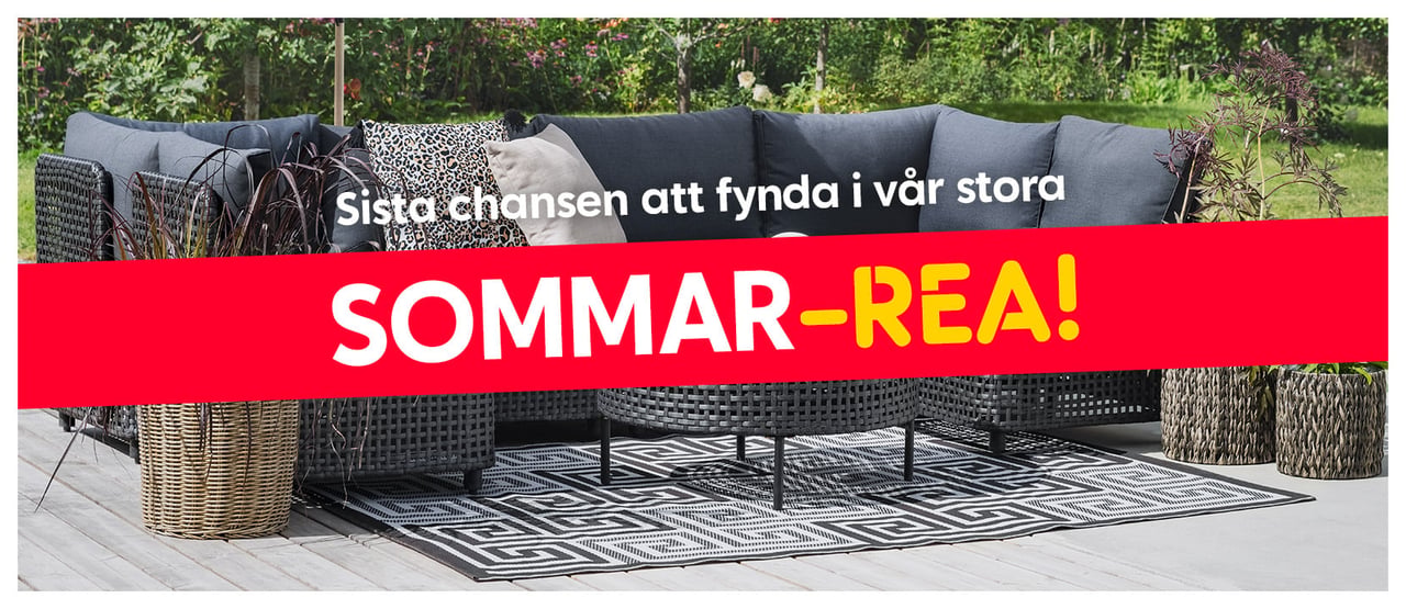 Sista chansen att fynda i vår stora sommar-REA!