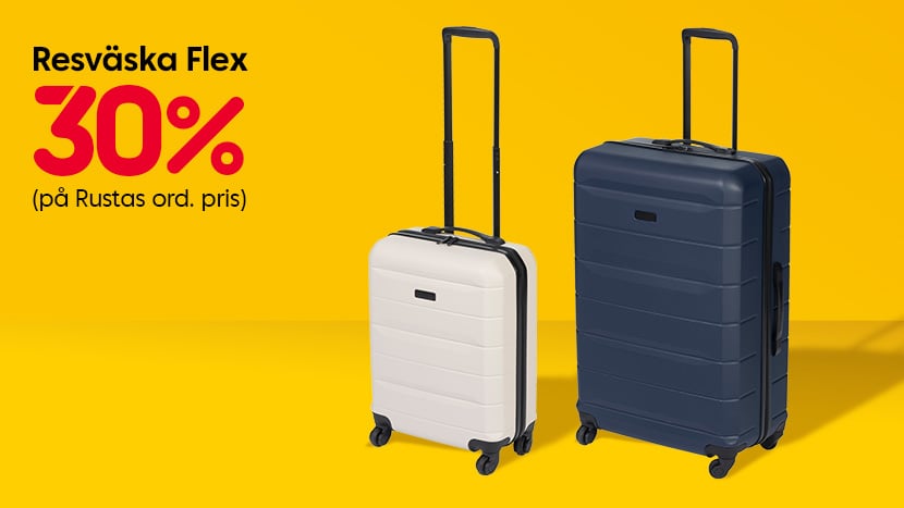 Resväska Flex 30%.