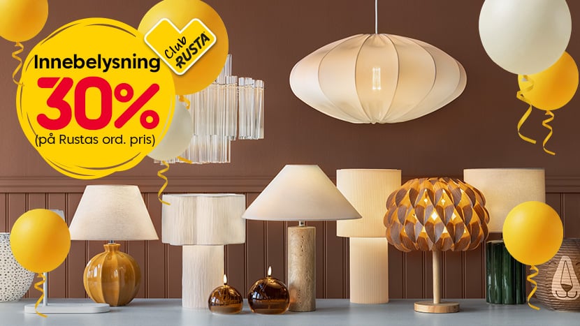 CLUB Innebelysning 30%.