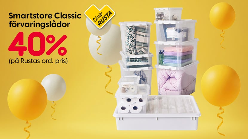 CLUB Smartstore Classic förvaringslådor 40%.