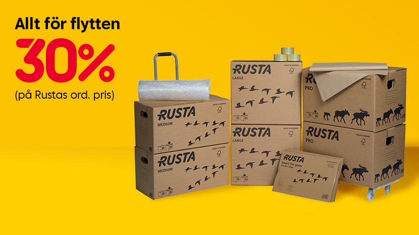 Allt för flytten 30%.