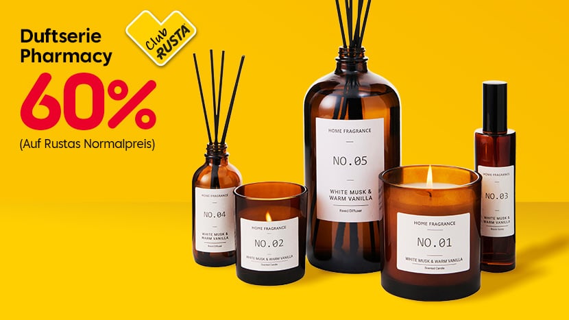 CLUB RUSTA: Pharmacy Duftartikel 60%.