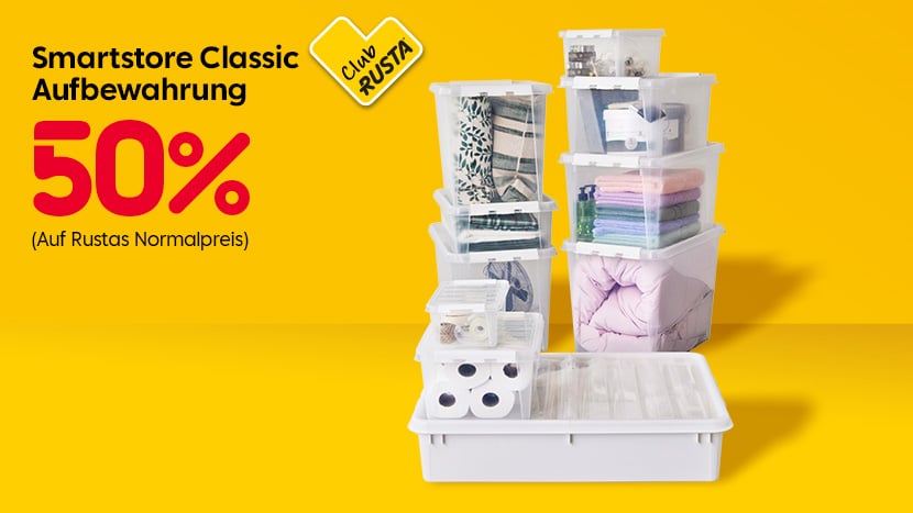 CLUB RUSTA: Smartstore Classic Aufbewahrungsbox 50%.