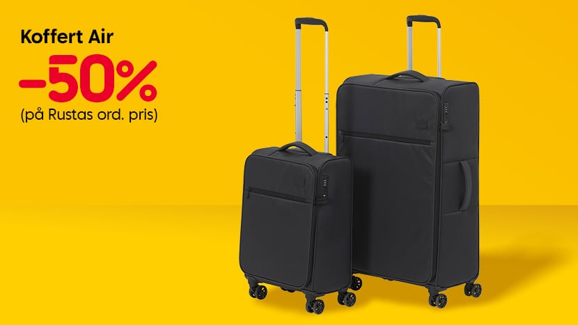 Koffert Air -50%.