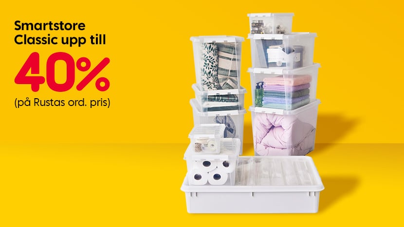 Smartstore Classic förvaringslåda upp till 40%.