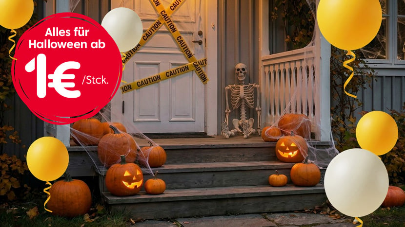 Alles für Halloween ab 1€.