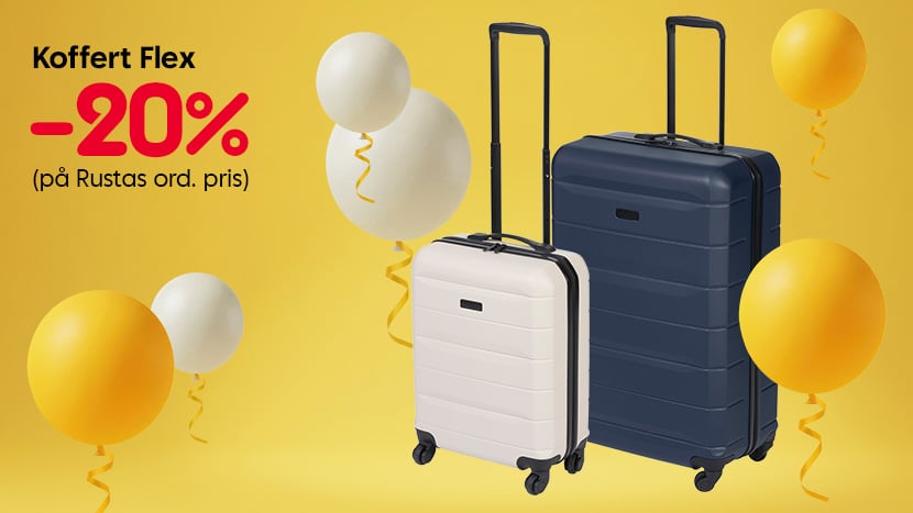 Koffert Flex -20%.