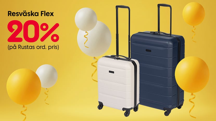 Resväska Flex 20%.